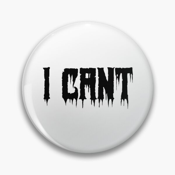 Item preview, I Cant in Horror Drip Typography designed and sold by Memes N Lore .
