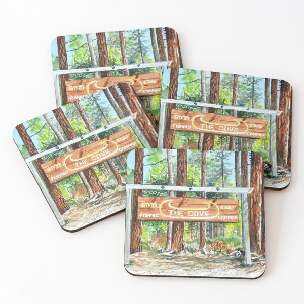 Item preview, The Cove Campground Sign designed and sold by MerriliesBrush.