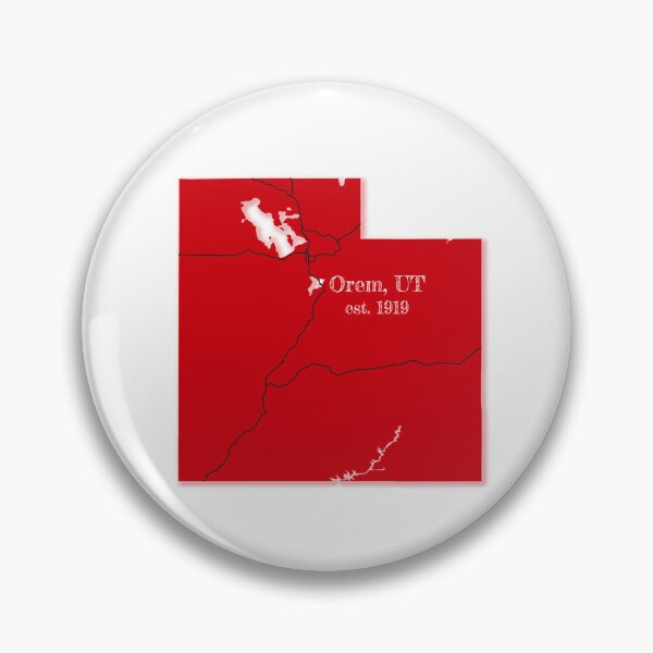 Item preview, Orem, UT [Red] designed and sold by PhilbonianDezin.