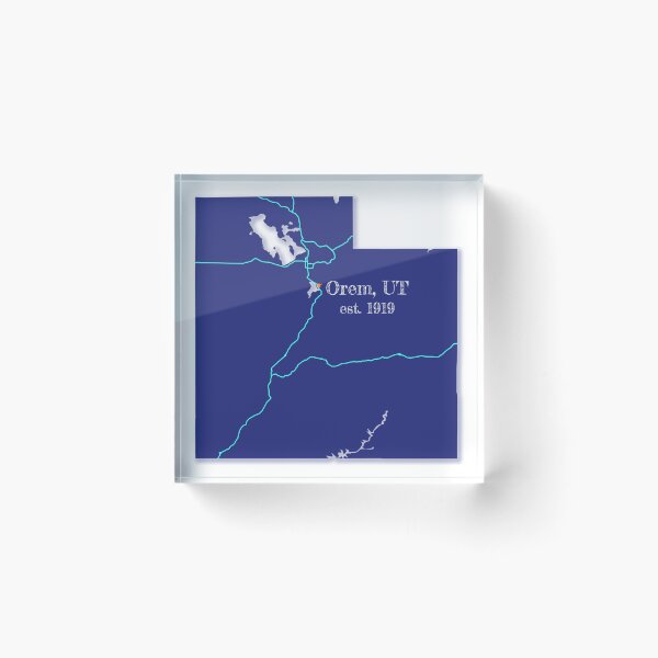 Item preview, Orem, UT [Blue] designed and sold by PhilbonianDezin.