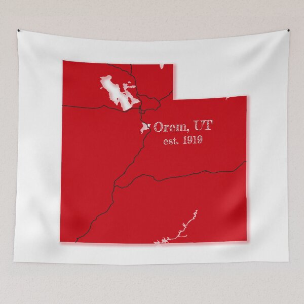Item preview, Orem, UT [Red] designed and sold by PhilbonianDezin.