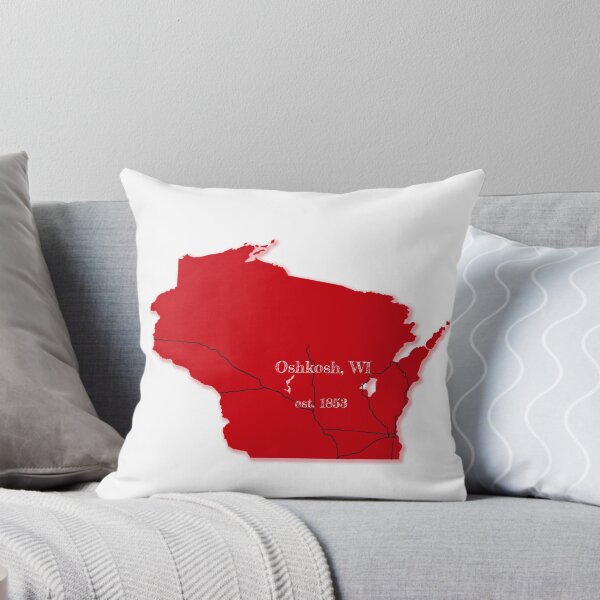 Aperçu de l'œuvre Oshkosh, Wisconsin [Rouge] créée et vendue par PhilbonianDezin.