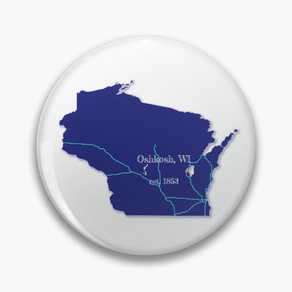 Item preview, Oshkosh, WI [Blue] designed and sold by PhilbonianDezin.