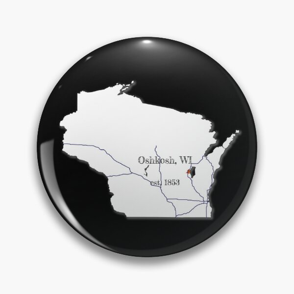 Artikelvorschau, Oshkosh, WI [Weiß] entworfen und verkauft von PhilbonianDezin.
