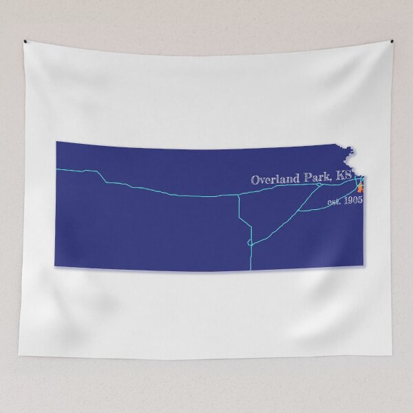 Item preview, Overland Park, KS [Blue] designed and sold by PhilbonianDezin.
