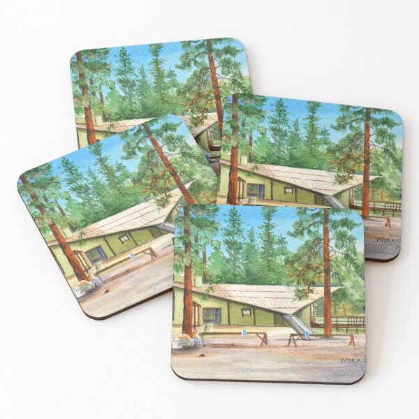 Item preview, Rustic Forest Restroom Cabin designed and sold by MerriliesBrush.