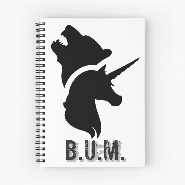 Item preview, B.U.M. Bear & Unicorn Media Logo Large designed and sold by BearUnicornShop.