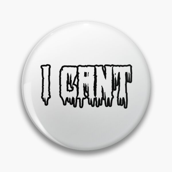 Item preview, I Cant in Horror Drip Outline Typography designed and sold by Memes N Lore .