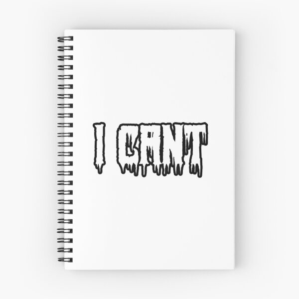Item preview, I Cant in Horror Drip Outline Typography designed and sold by Memes N Lore .