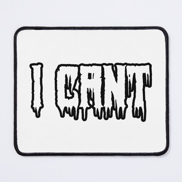 Item preview, I Cant in Horror Drip Outline Typography designed and sold by Memes N Lore .