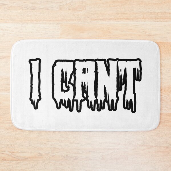 Item preview, I Cant in Horror Drip Outline Typography designed and sold by Memes N Lore .
