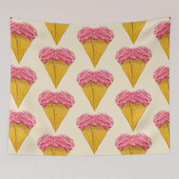Item preview, Ice Cream Love Heart designed and sold by Clare Walker.