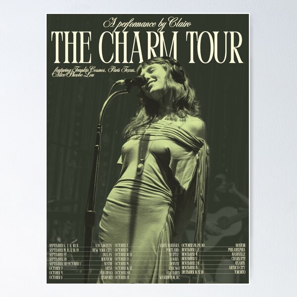 Item preview, The Charm Tour designed and sold by postertoburn.