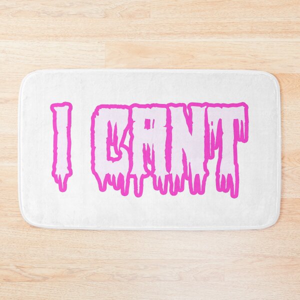 Item preview, I Cant in Horror Drip Pink Outline Typography designed and sold by Memes N Lore .