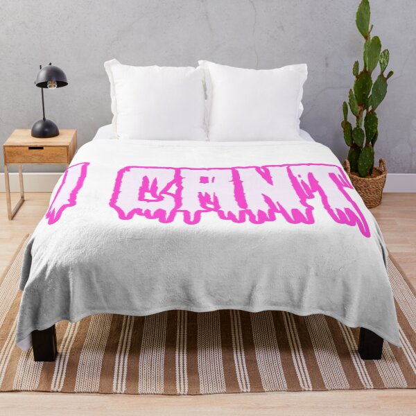 Item preview, I Cant in Horror Drip Pink Outline Typography designed and sold by Memes N Lore .