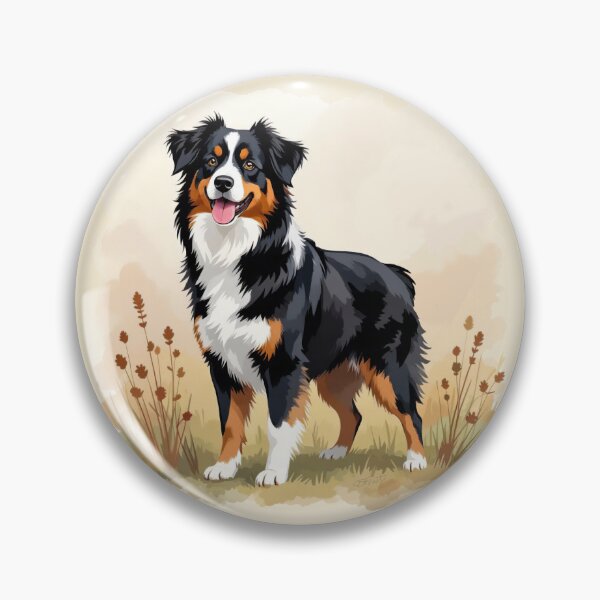 Item preview, Aussie - Black Tricolor Australian Shepherd Dog designed and sold by csforest.