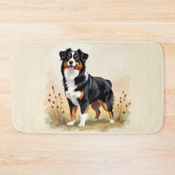 Item preview, Aussie - Black Tricolor Australian Shepherd Dog designed and sold by csforest.
