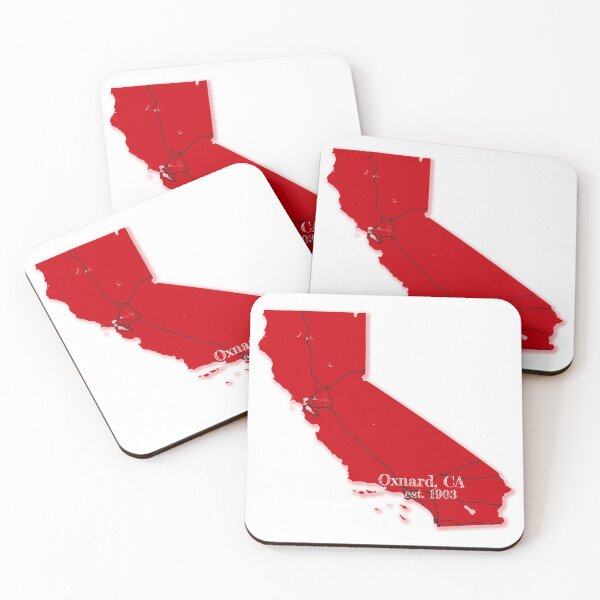 Item preview, Oxnard, CA [Red] designed and sold by PhilbonianDezin.