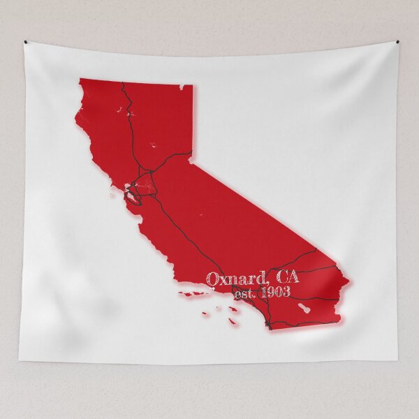 Item preview, Oxnard, CA [Red] designed and sold by PhilbonianDezin.