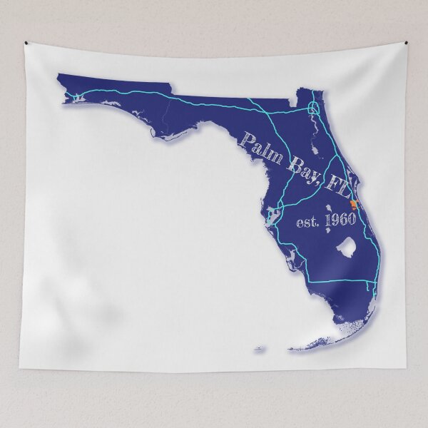 Item preview, Palm Bay, FL [Blue] designed and sold by PhilbonianDezin.