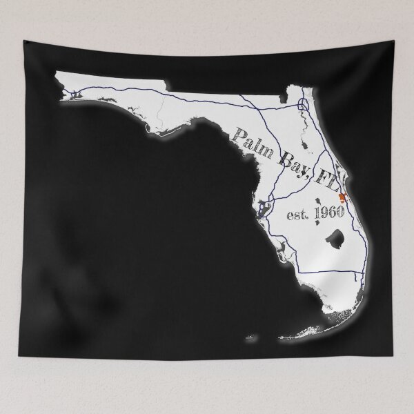 Item preview, Palm Bay, FL [White] designed and sold by PhilbonianDezin.