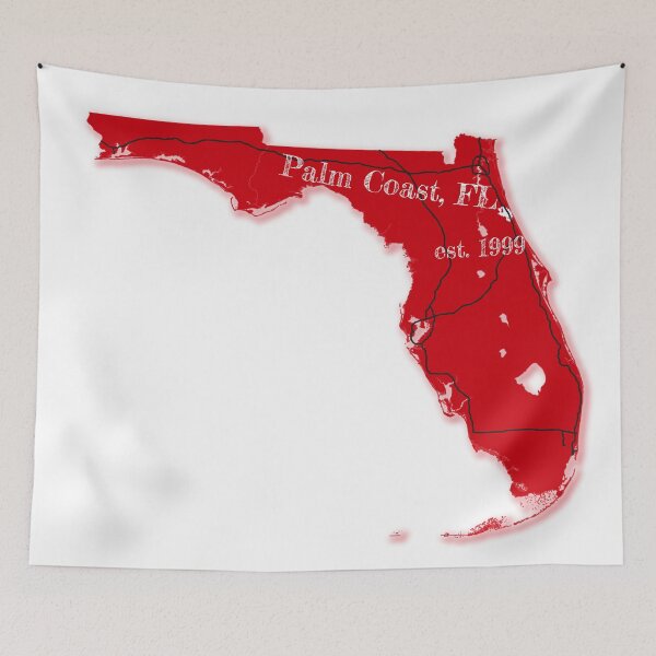 Item preview, Palm Coast, FL [Red] designed and sold by PhilbonianDezin.