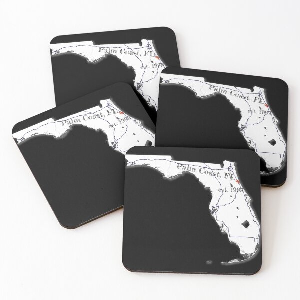 Item preview, Palm Coast, FL [White] designed and sold by PhilbonianDezin.