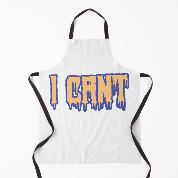 Item preview, I Cant in Horror Drip Yellow Typography designed and sold by Memes N Lore .