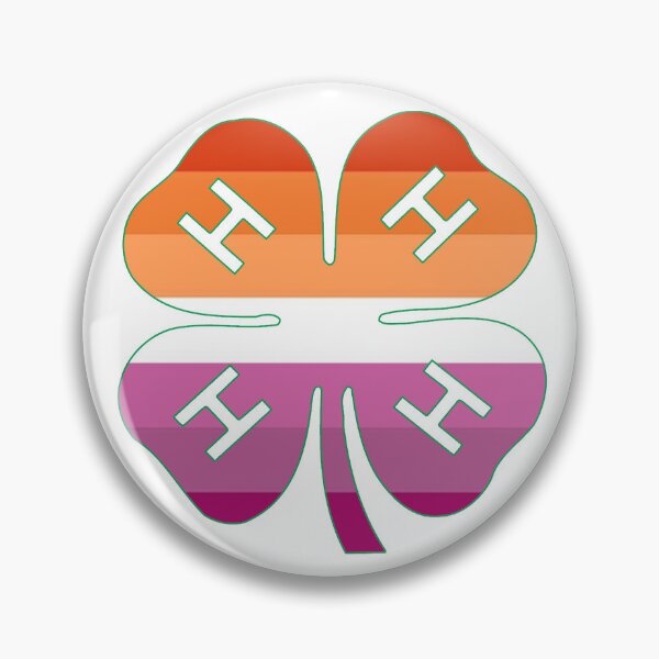 Artikelvorschau, 4-H Lesben-Pride-Flagge entworfen und verkauft von LonelyLampShop.