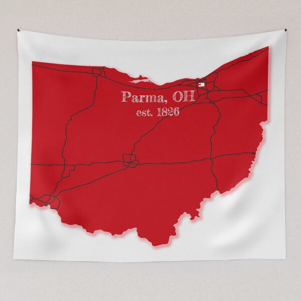 Item preview, Parma, OH [Red] designed and sold by PhilbonianDezin.