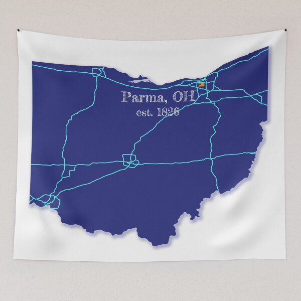 Item preview, Parma, OH [Blue] designed and sold by PhilbonianDezin.