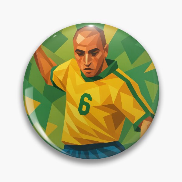Item preview, Roberto Carlos Brazil Football Legend Soccer Icon Art designed and sold by kakarikihill.