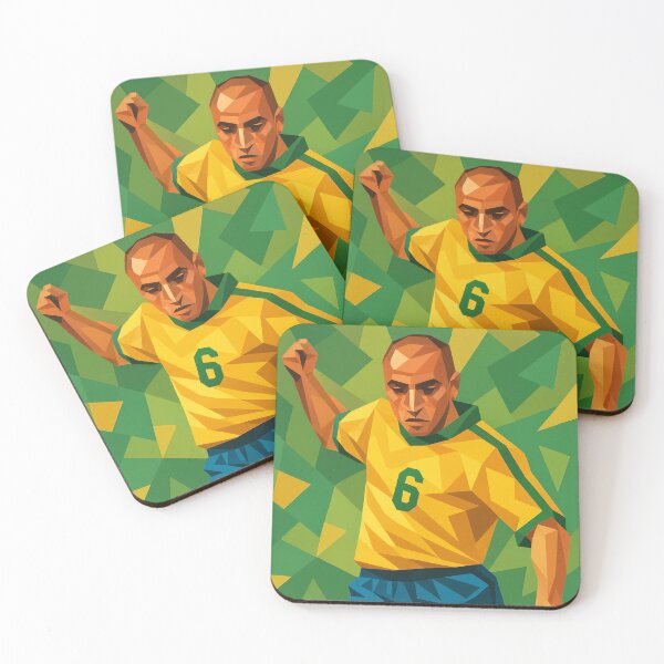 Item preview, Roberto Carlos Brazil Football Legend Soccer Icon Art designed and sold by kakarikihill.