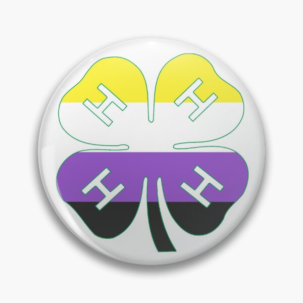 Artikelvorschau, 4-H Nichtbinäre Pride Flagge entworfen und verkauft von LonelyLampShop.
