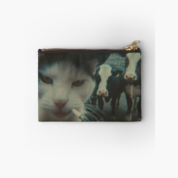 Item preview, Cowboy Cat Smoking – Retro Western Meme Aesthetic designed and sold by Not Hugo.