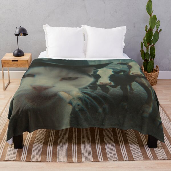 Item preview, Cowboy Cat Smoking – Retro Western Meme Aesthetic designed and sold by Not Hugo.