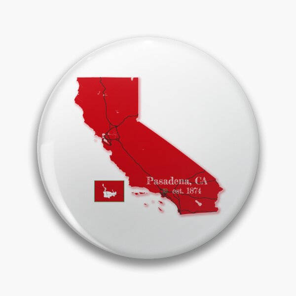 Item preview, Pasadena, CA [Red] designed and sold by PhilbonianDezin.
