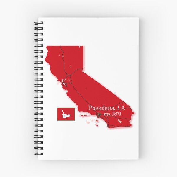 Item preview, Pasadena, CA [Red] designed and sold by PhilbonianDezin.