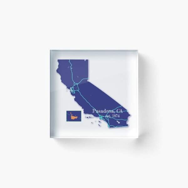 Item preview, Pasadena, CA [Blue] designed and sold by PhilbonianDezin.