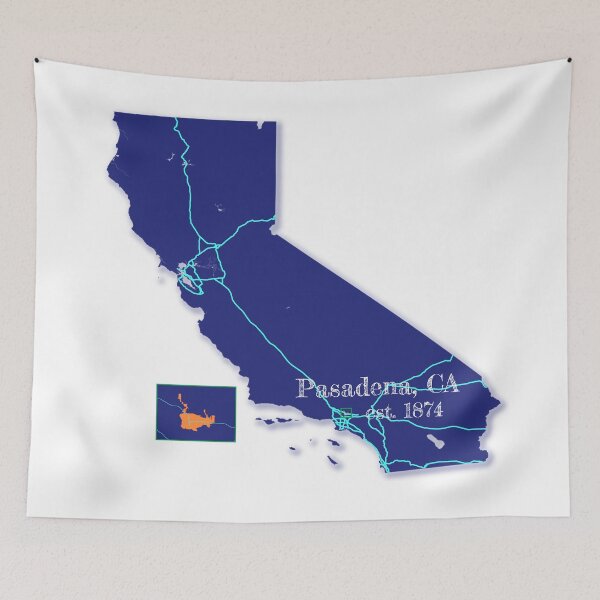 Item preview, Pasadena, CA [Blue] designed and sold by PhilbonianDezin.