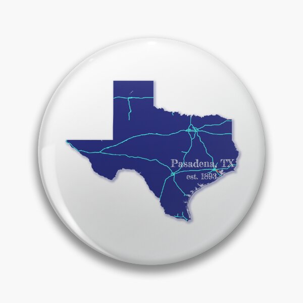 Item preview, Pasadena, TX [Blue] designed and sold by PhilbonianDezin.