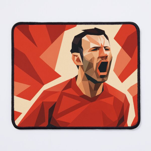 Item preview, Ryan Giggs Football Legend Low Poly Vector Art designed and sold by kakarikihill.