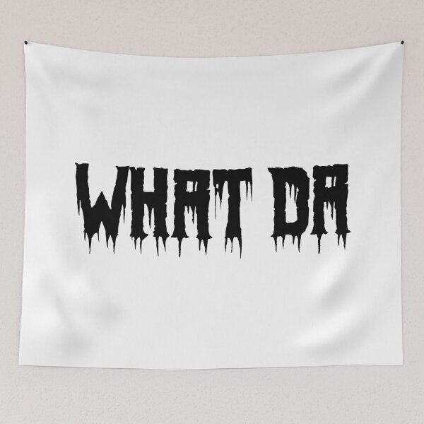 Item preview, What Da in Horror Drip Typography designed and sold by Memes N Lore .