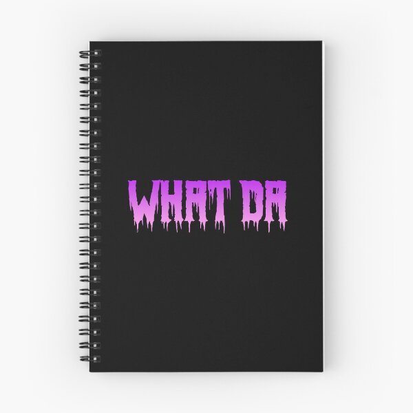 Item preview, What Da in Pink and Violet Horror Drip Typography designed and sold by Memes N Lore .