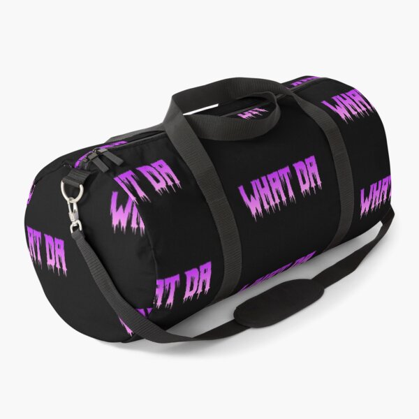 Item preview, What Da in Pink and Violet Horror Drip Typography designed and sold by Memes N Lore .