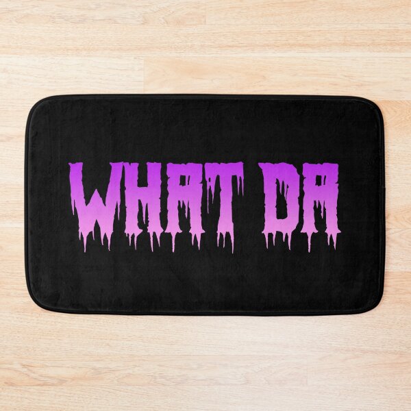 Item preview, What Da in Pink and Violet Horror Drip Typography designed and sold by Memes N Lore .