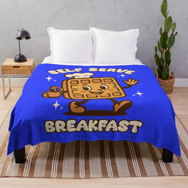 Item preview, Happy Waffle Chef Retro Self-Serve Breakfast Mascot designed and sold by Supri123.