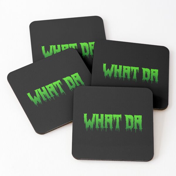 Item preview, What Da in Green Horror Drip Typography designed and sold by Memes N Lore .