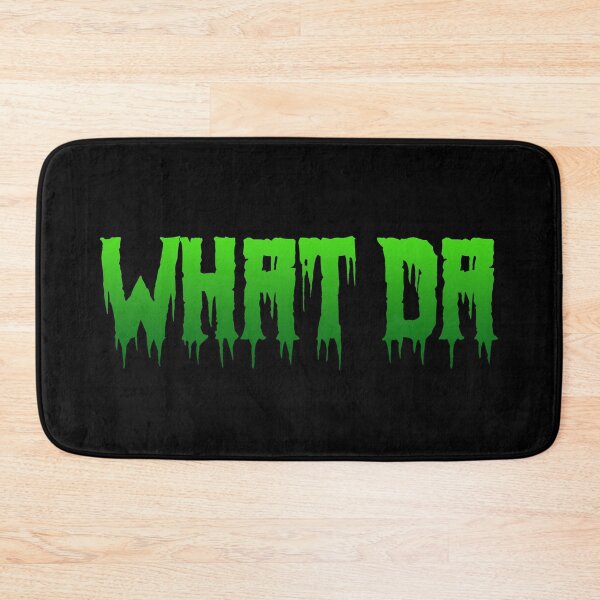 Item preview, What Da in Green Horror Drip Typography designed and sold by Memes N Lore .