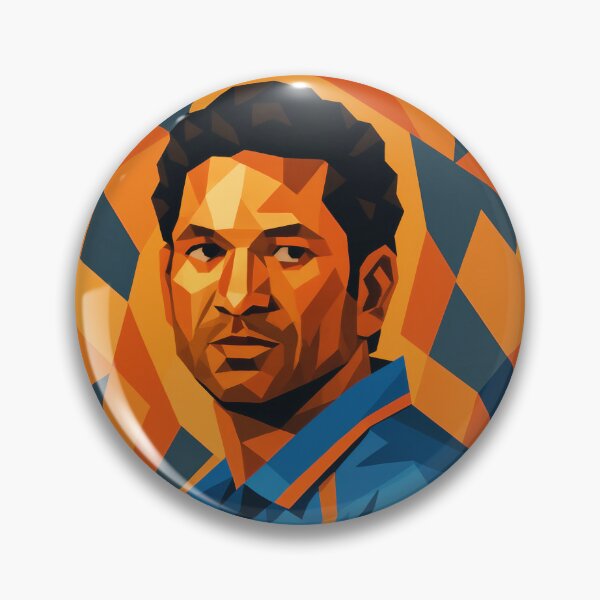 Item preview, Sachin Tendulkar Indian Cricket Legend Vector Art designed and sold by kakarikihill.